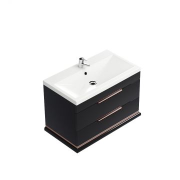 Masca baie Hermes, 81x55x45cm, Negru