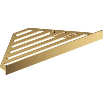 Etajera de colt Hansgrohe AddStoris  gold optic lustruit