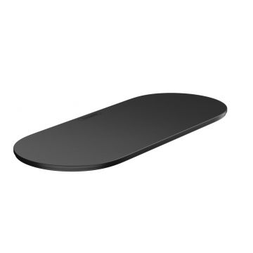 Capac Hansgrohe WallStoris pentru cos cu fixare pe bara suport  negru mat