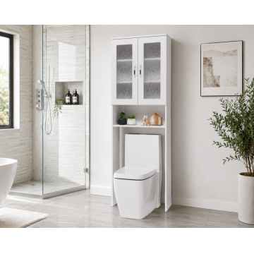 Dulap Baie Ms Alb 60x25x180 cm