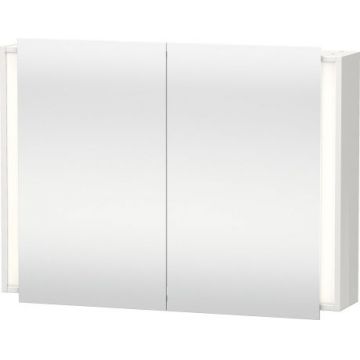Dulap cu oglinda Duravit Ketho 100x75x18cm  alb mat decor