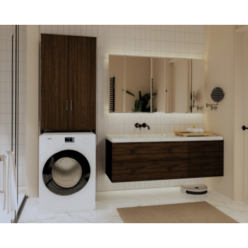Dulap MS 2U, 65x35x199 cm, Wenge