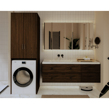 Dulap MS 2U Polite, 65x60x199 cm, Wenge