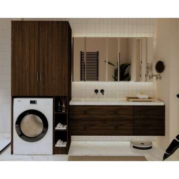 Dulap MS 2U Polite, 85x60X199 cm, Wenge
