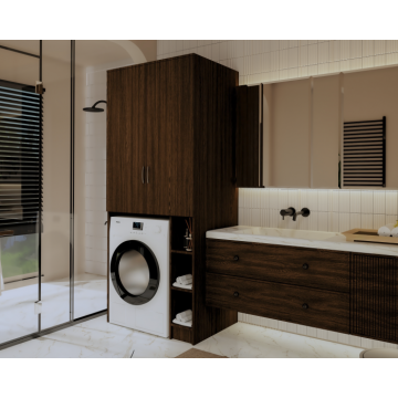 Dulap MS 2U Polite, 85x60X199 cm, Wenge