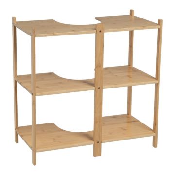 Dulap sub chiuvetă în culoare naturală din bambus 60x60 cm – Casa Selección Dulap sub chiuvetă în culoare naturală din bambus 60x60 cm – Casa Selección