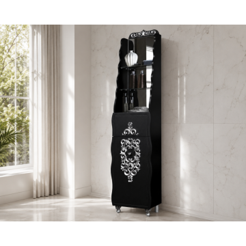 Dulap Temptation Negru 45x204x31 cm