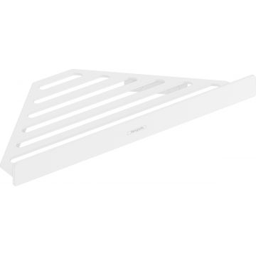 Etajera de colt Hansgrohe AddStoris  alb mat