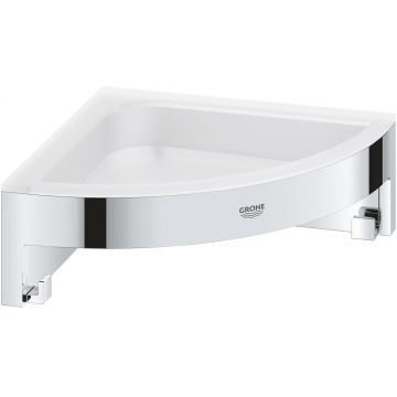 Etajera de dus de colt Grohe Start Cube  crom