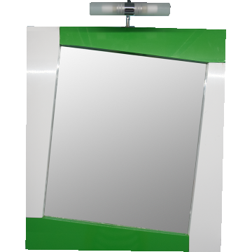 Oglinda Briana 60 cm alb/verde