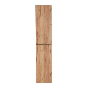 Dulap baie inalt cu 2 usi, Capri Oak, l35xA33xH170 cm