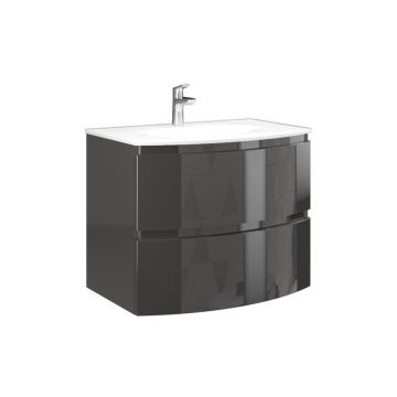 Set masca si lavoar Armonia 70 Dark Grey - Savini Due, Gri & Argintiu Set masca si lavoar Armonia 70 Dark Grey - Savini Due, Gri & Argintiu