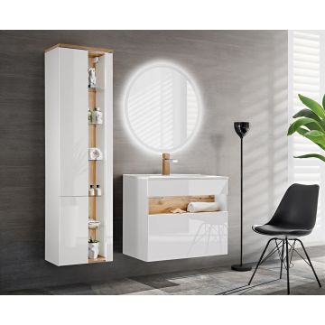 Set Mobilier pentru baie, 4 piese, Bahama White