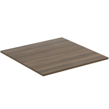 Blat pentru mobilier baie Ideal Standard Adapto 50 cm, maro inchis