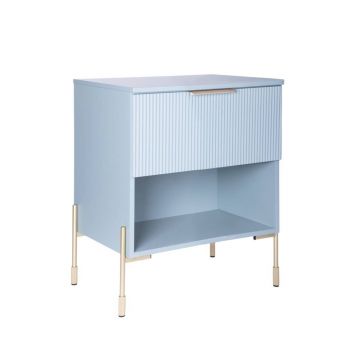 Dulap baie / masca chiuveta Navado, Homla, 60x45x57 cm, PAL/MDF, albastru