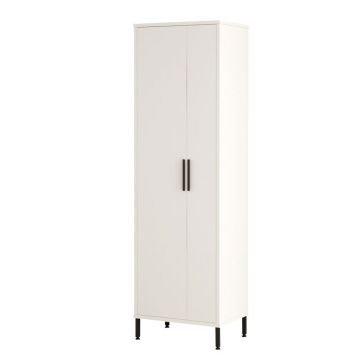 Dulap baie melaminat Dorphy pakoworld alb 50x36x165cm