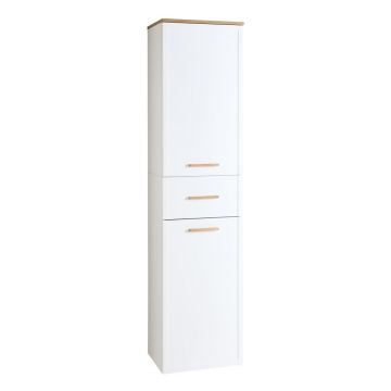 Dulap de baie alb 184x45 cm Quickset 383 – Pelipal