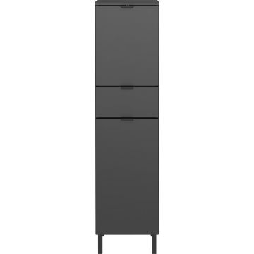 Dulap de baie gri antracit înalt/îngust 30x120 cm Arcena – Germania