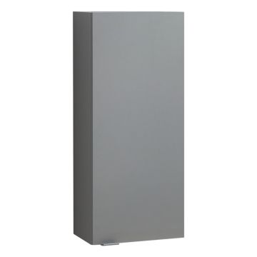 Dulap de baie gri-în culoare naturală suspendat cu aspect de lemn de pin 70x30 cm Quickset 394 – Pelipal
