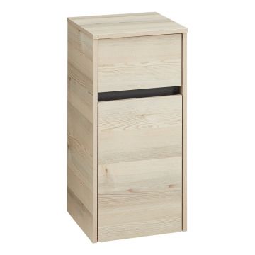 Dulap de baie în culoare naturală jos/suspendat cu aspect de lemn de pin 72x35 cm Quickset 393 – Pelipal