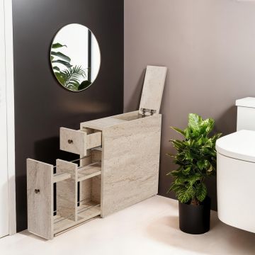 Dulap de baie, Kalune Design, Calencia, Travertin