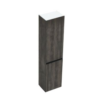 Dulap înalt stativ Kolpasan, Harmony 45, cu 2 uși, dark oak
