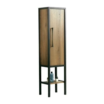 Dulap soldat baie Woodline  maro  160 cm