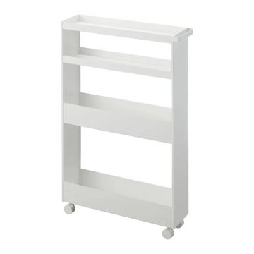 Etajeră de baie alb mat din oțel 48x80,5 cm Tower – YAMAZAKI