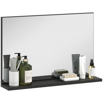 Kleankin Oglindă Baie Modernă 60x40 Alb | Aosom Romania