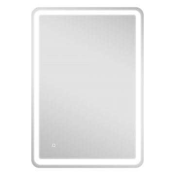 kleankin Oglinda pentru Baie cu Lumini LED, 70x 4 x 100cm, Argintiu | Aosom Romania