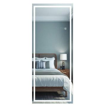 Oglindă de cameră, Fluminia, Canaletto, dreptunghiulara, 3 culori, rama de aluminiu