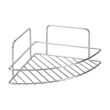 Raft pentru baie argintiu lucios din oțel Luxy – Metaltex