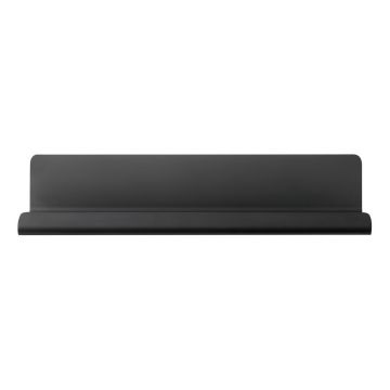Raft pentru baie negru de montat pe perete din oțel Modo – Blomus