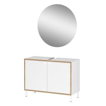 Set mobilă de baie alb Topeka – Germania