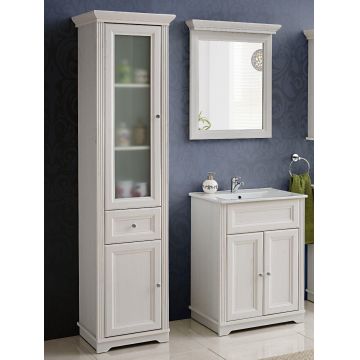 SET MOBILIER BAIE COOL 8, ALB, MASCA, OGLINDA- LAVOAR si DULAP