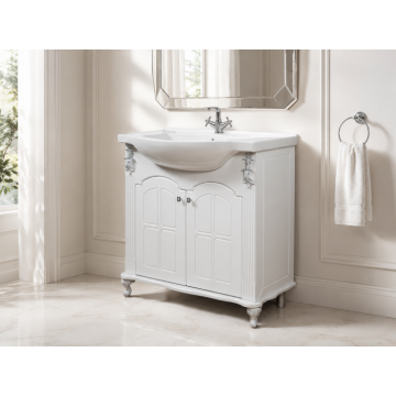 Masca baie cu lavoar Versailles Argint 85x88x45 cm