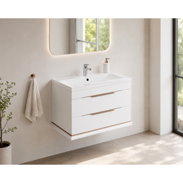 Masca baie Hermes Alb 81x55x45 cm