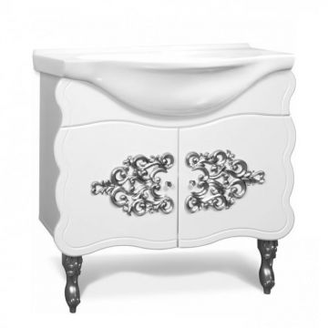 Masca baie + lavoar Temptation, 87x90x51cm, Argint