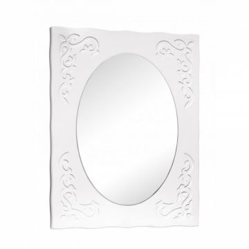 Oglinda Sens, 68x96x25cm, Alb