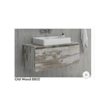 Mobilier Space Karag 80 cm cu lavoar incastrat Quattro 8080 - Dimensiune 80 cm