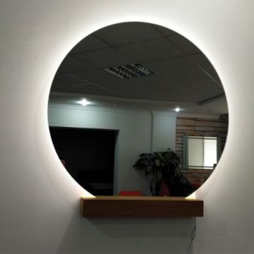 Oglinda LED Round - Ovirro - Dimensiune 80x80
