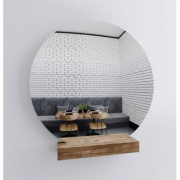 Oglinda LED Round - Ovirro - Dimensiune 90x90