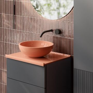 Blat lavoar Sanswiss Rigo 180 cm, cu orificiu lateral - Dimensiune 180 cm