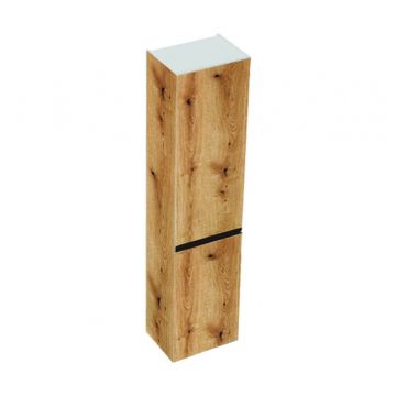 Dulap înalt stativ Kolpasan, Harmony 45, cu 2 uși, bronze oak