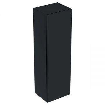 Dulap inalt suspendat, Geberit, Smyle Square, 118 cm, lava mat