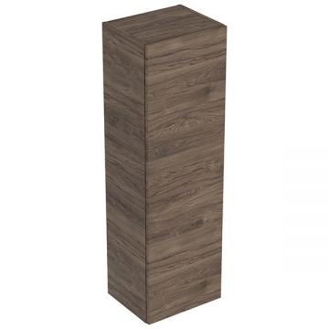 Dulap inalt suspendat, Geberit, Smyle Square, 118 cm, nuc american hickory