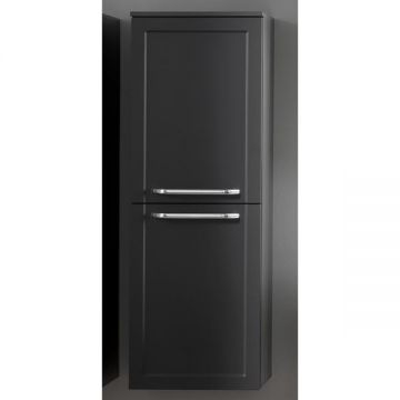 Dulap inalt suspendat, Kolpasan, Blanche, 2 usi, antracit