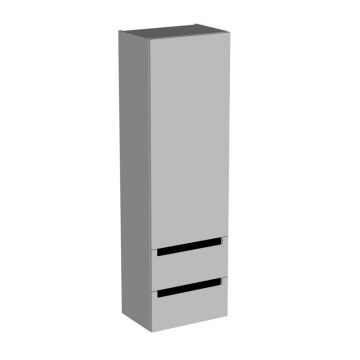 Dulap inalt suspendat, Kolpasan, Vittoria, cu 2 usi si 2 sertare, beige mat