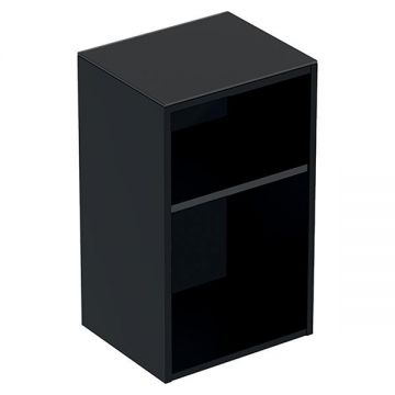 Dulap suspendat, Geberit, Smyle Square, 36 cm, lava mat