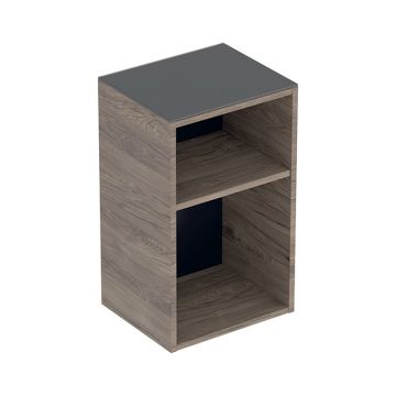 Dulap suspendat, Geberit, Smyle Square, 36 cm, nuc american hickory